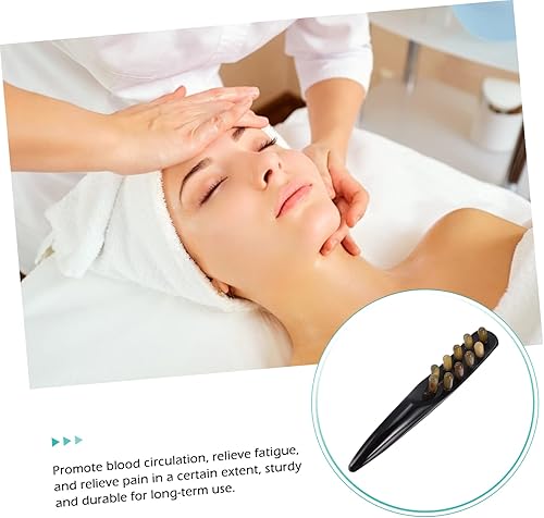 Miniatura 8 de Guasha - Herramienta de masaje de raspado, peine de cuerno de buey, terapia de punto de activación, peine de dientes anchos para palo de masaje de
