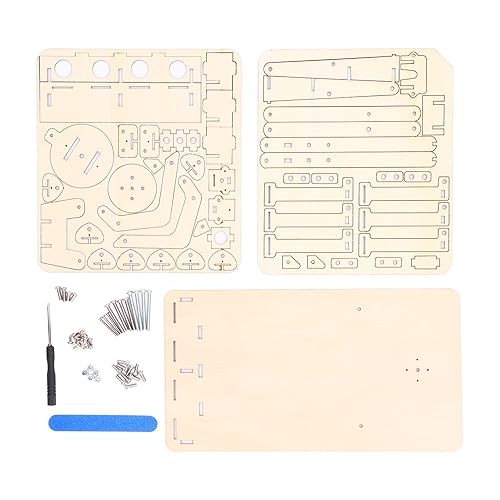 Brazo robótico kit de brazo mecánico hidráulico de madera de haya modelo de enseñanza ideal regalo fácil de montar para niños