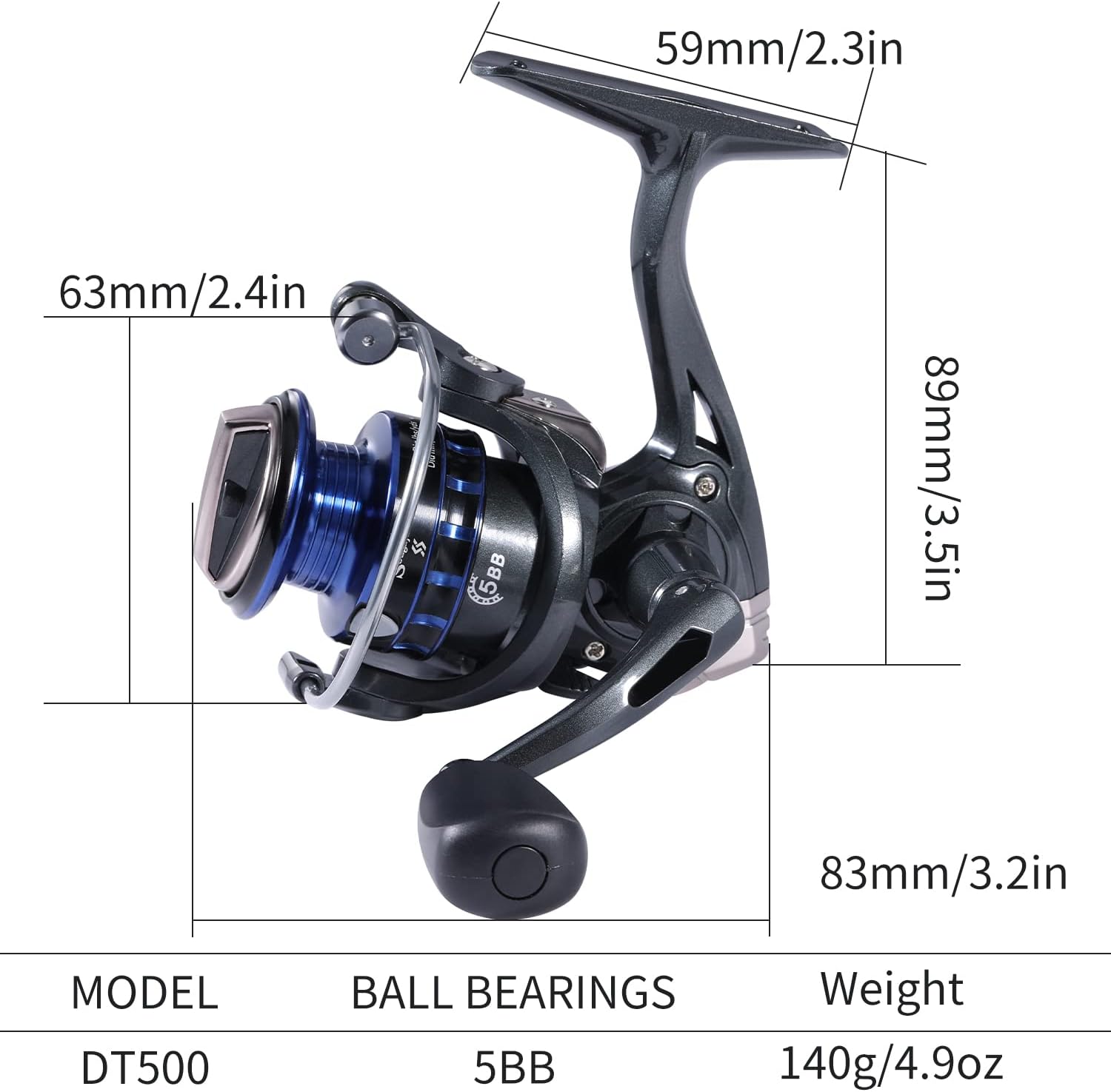 Sougayilang Ice Fishing Rod and Reel Combo, Ice Fishing Gear Complete Kit, Include Ice Jig and Ice Fishing Accessories, Spinning Ice Fishing Combos
