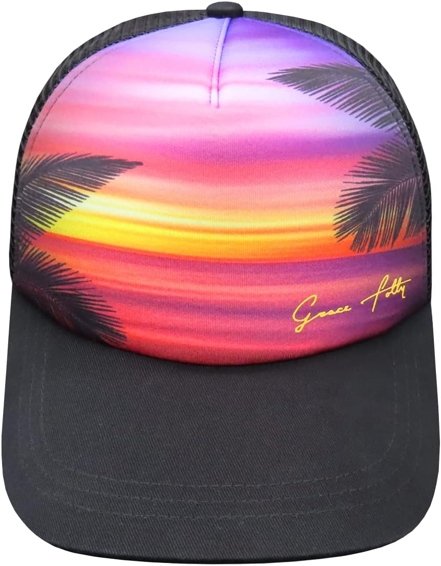 Foam Trucker Hat Snapback Mesh Baseball Cap for Men or Women