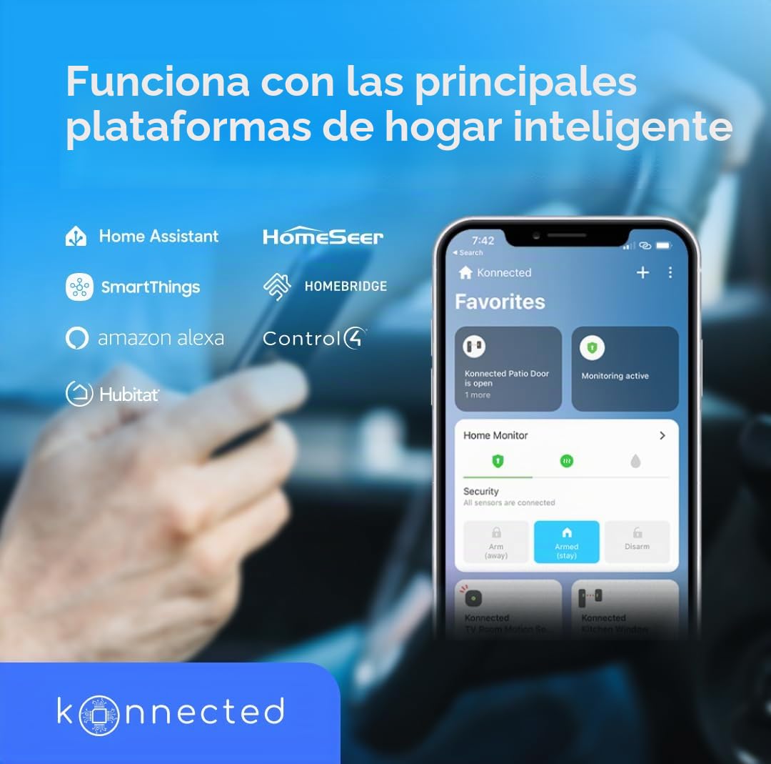 Konnected Alarm Panel Pro Kit de reajuste del sistema de alarma con cable de 12 zonas, hace que cualquier sistema de alarma con cable sea inteligente, sin cargos mensuales, funciona con SmartThings,