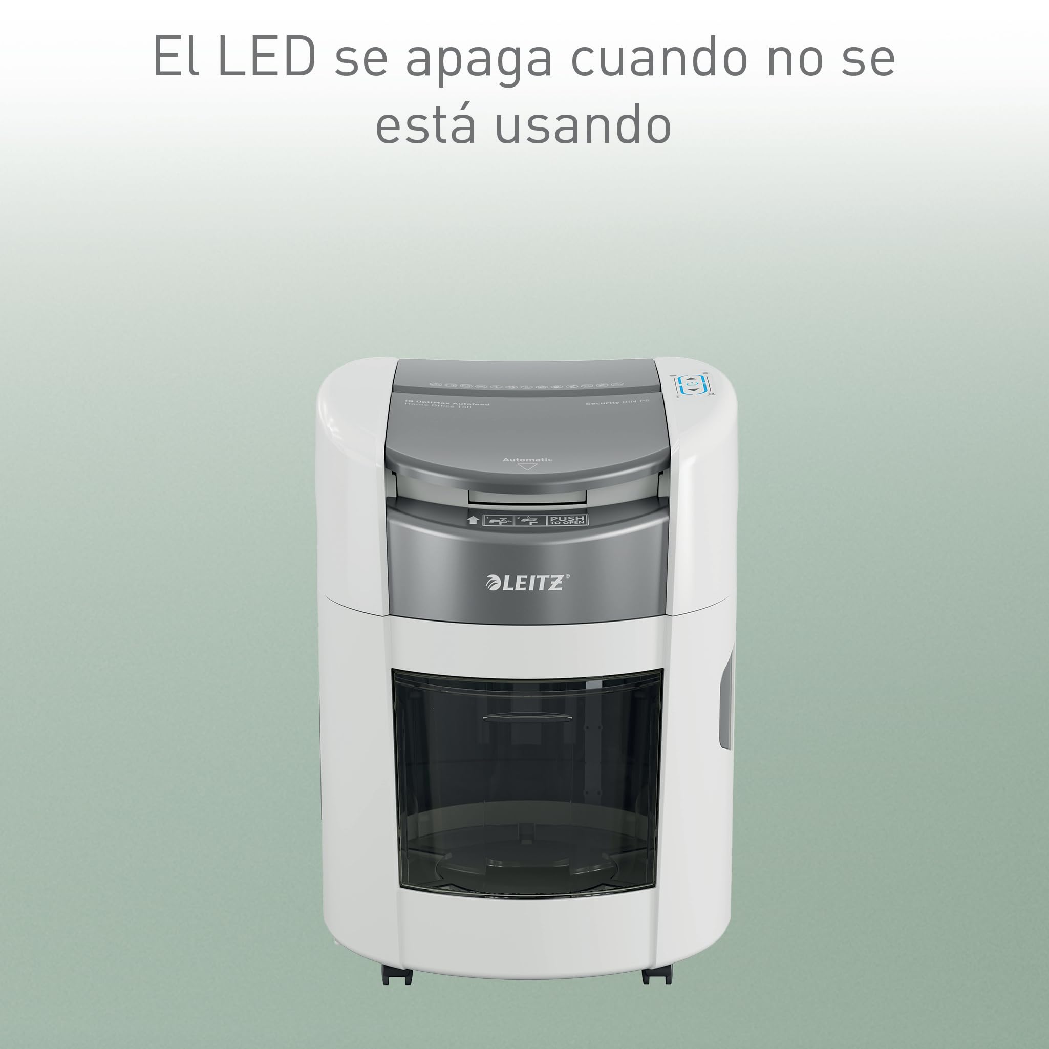 Leitz IQ OptiMax Autofeed 150 Destructora Microcorte Seguridad P5