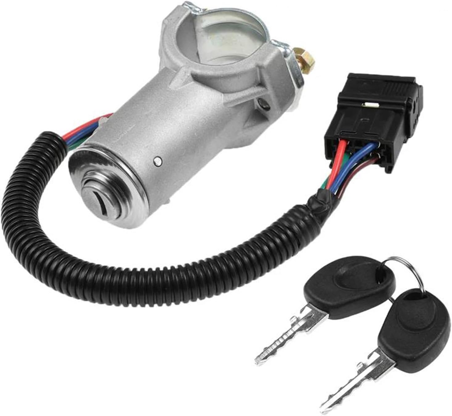 2996075 2996076 Car Ignition Lock Cylinder with 2 Keys for Iveco for Daily 2006 2007 2008 2009 2010 2011 2012