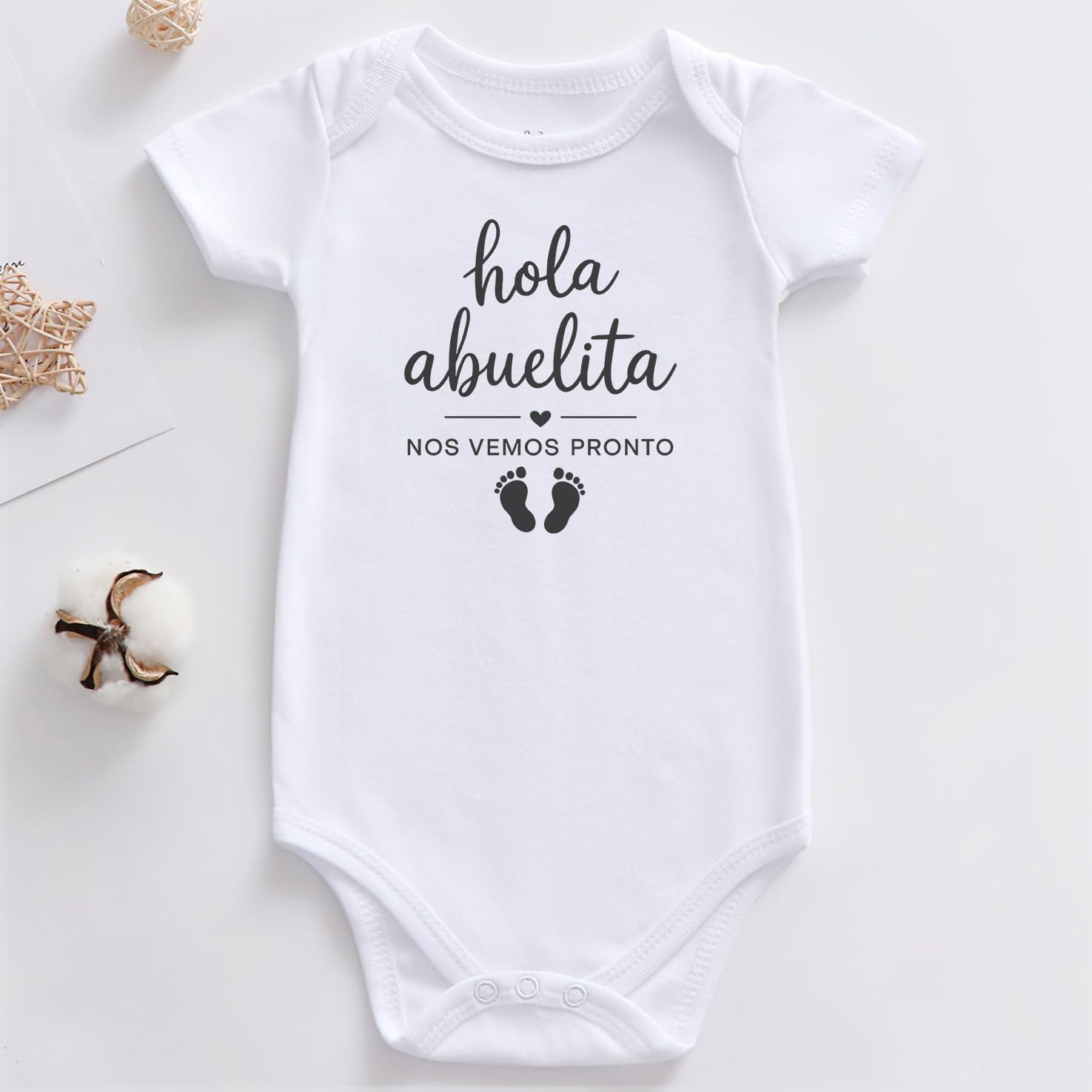 abuelita Baby Clothes Baby Outfits Girl Boy Funny Baby Bodysuits - Image 2
