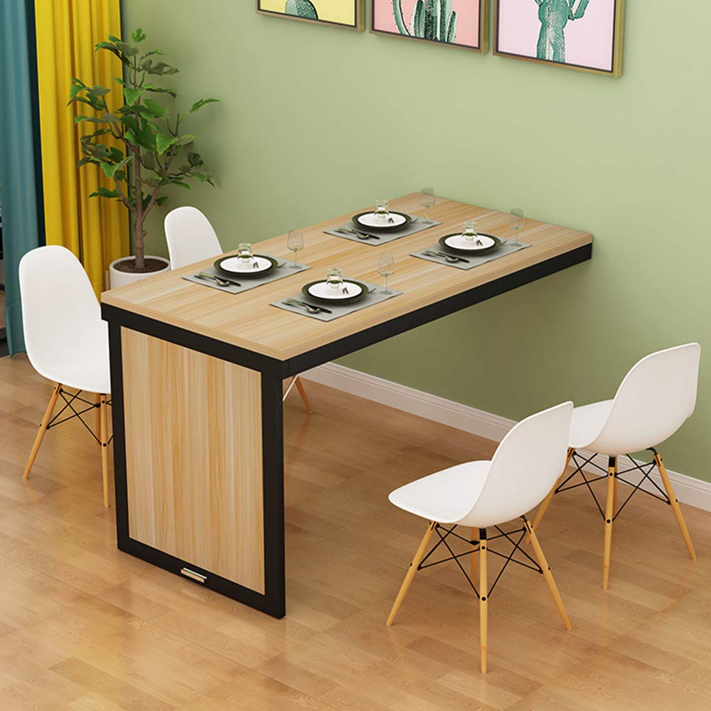 Table à manger suspendue aux finitions soignées disponible en 6 nuances