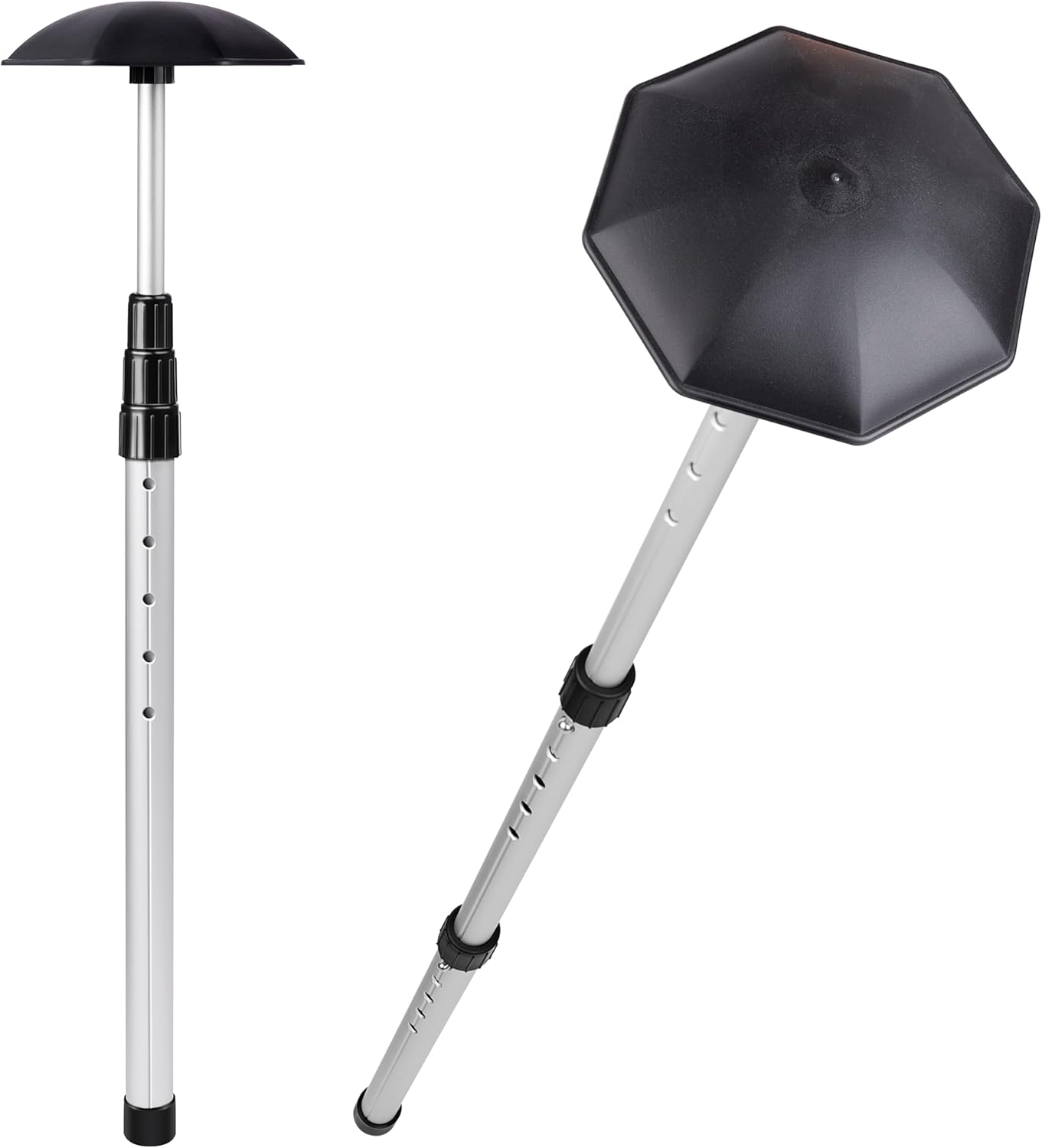 Golf Travel Support Pole,Aluminium Golf Support Rod,Golf Travel Bag Support System to Protect Clubs from Impacts Black