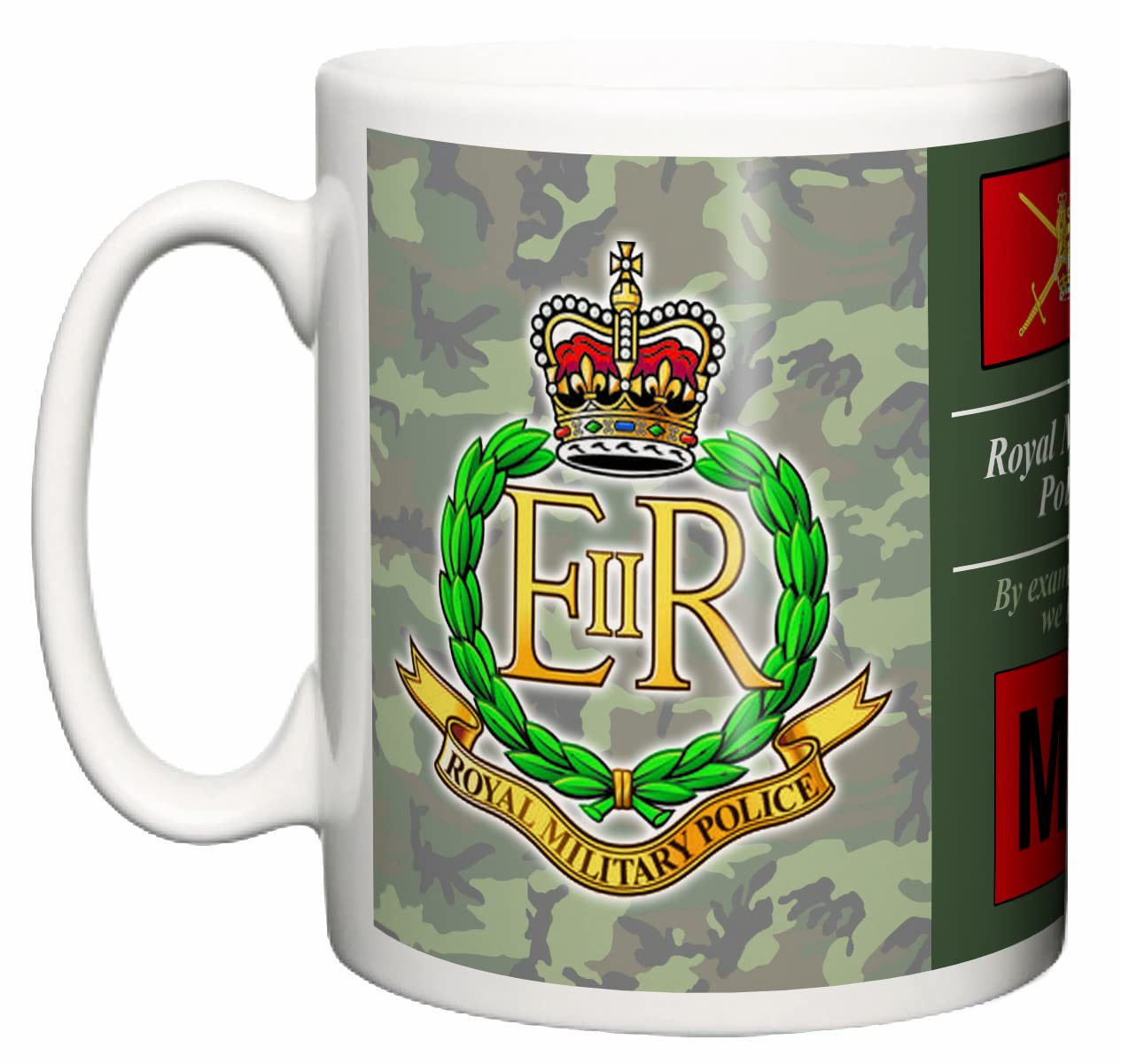 Image is Everything IIE, British Army Royal Military Police MP's Adjutant General's Corps Badge Motto TRF Soldier Tea Coffee 11oz Mug Gift
