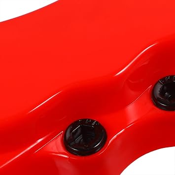 2pcs Red Brake Caliper Covers 190mm Small Car Wheel Hub Caliper Guard Protective Decorative Covers for Automotive Brake System Modification