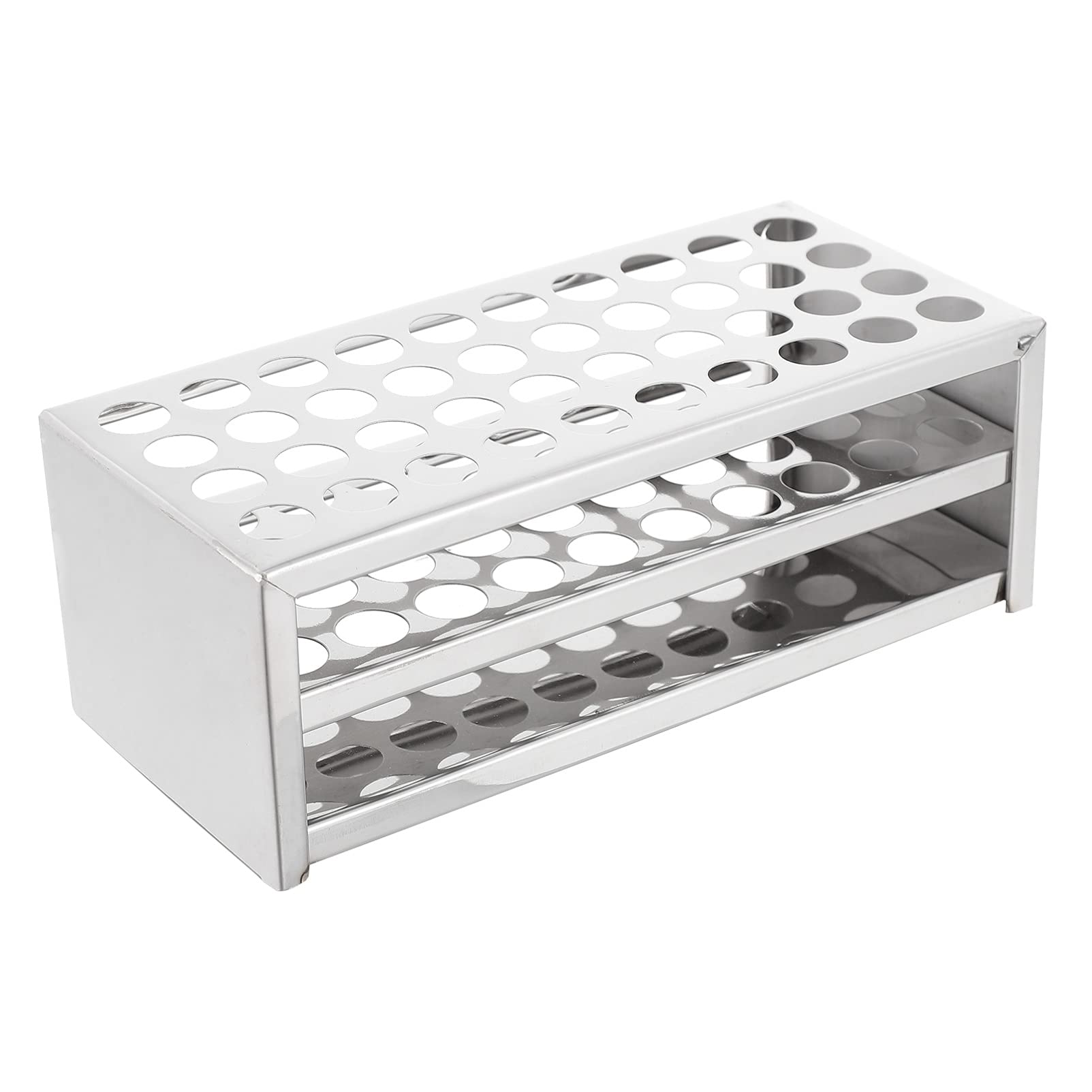 Buy Hemobllo Test Tubes Stainless Steel Rack Test Tube Holder Organizer