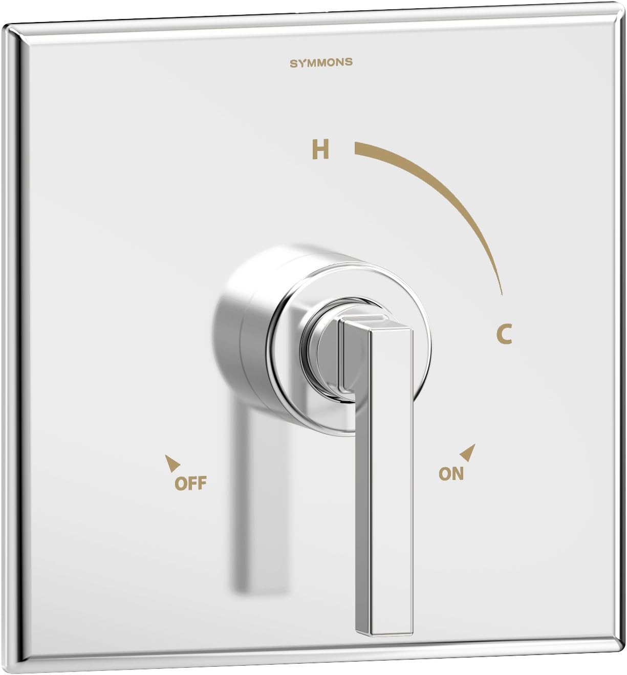 Symmons 3600-MB-TRM Duro Shower Valve Trim in Matte Black (Valve Not Included)