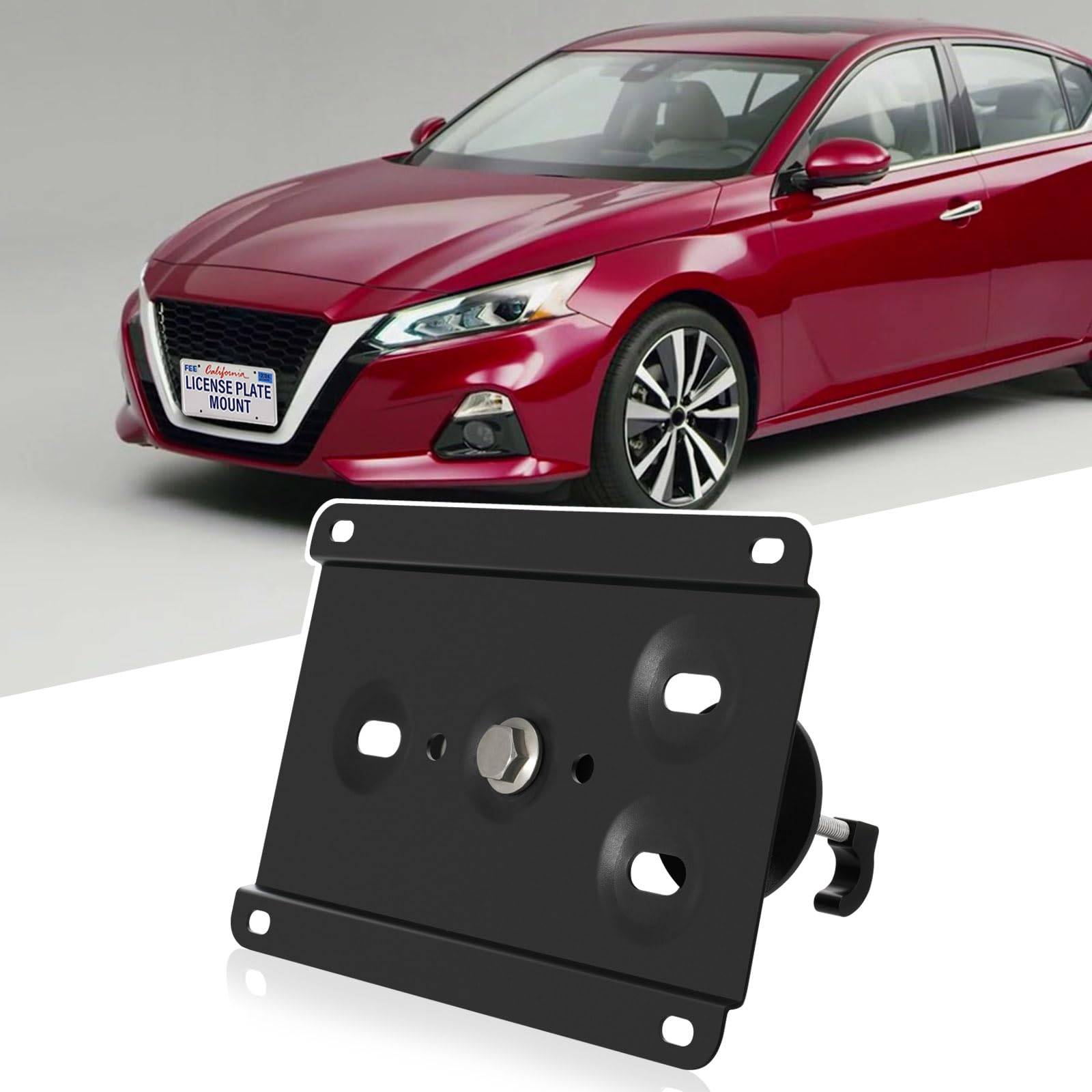 Amazon.com: No Drill Front License Frame Compatible with Nissan