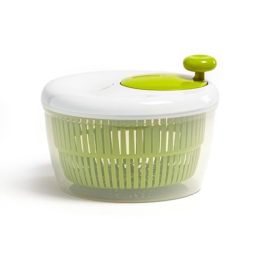 Moulinex Classic salad spinner 5 l (5/7 people), dishwasher-safe, easy and quick spinning, stop button, made in France K1690104, made in France