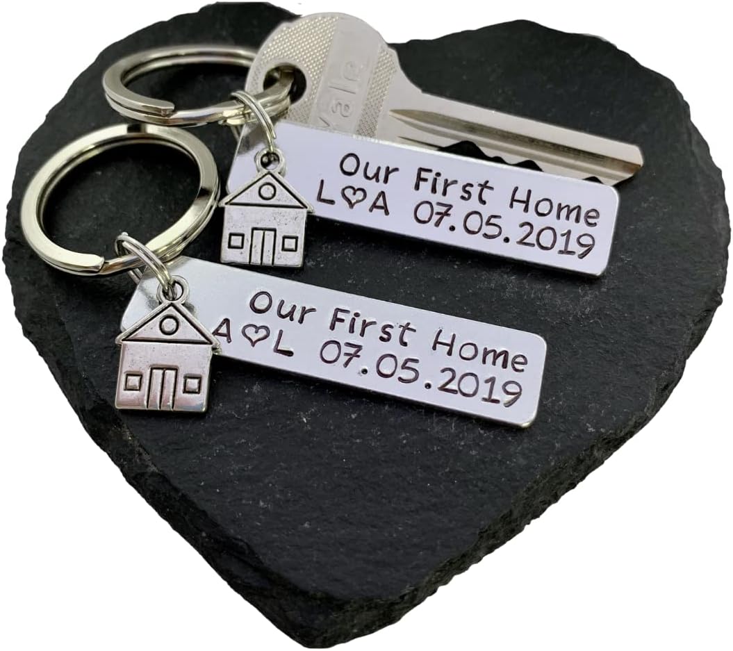 Our First Home Keychains