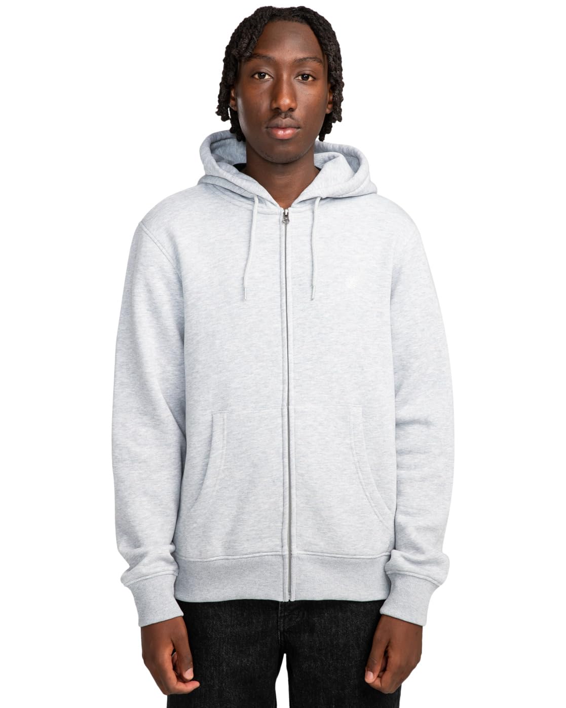 Element Men's Gris Zip-Up Hoodie Elet Icon Embroidery Zh