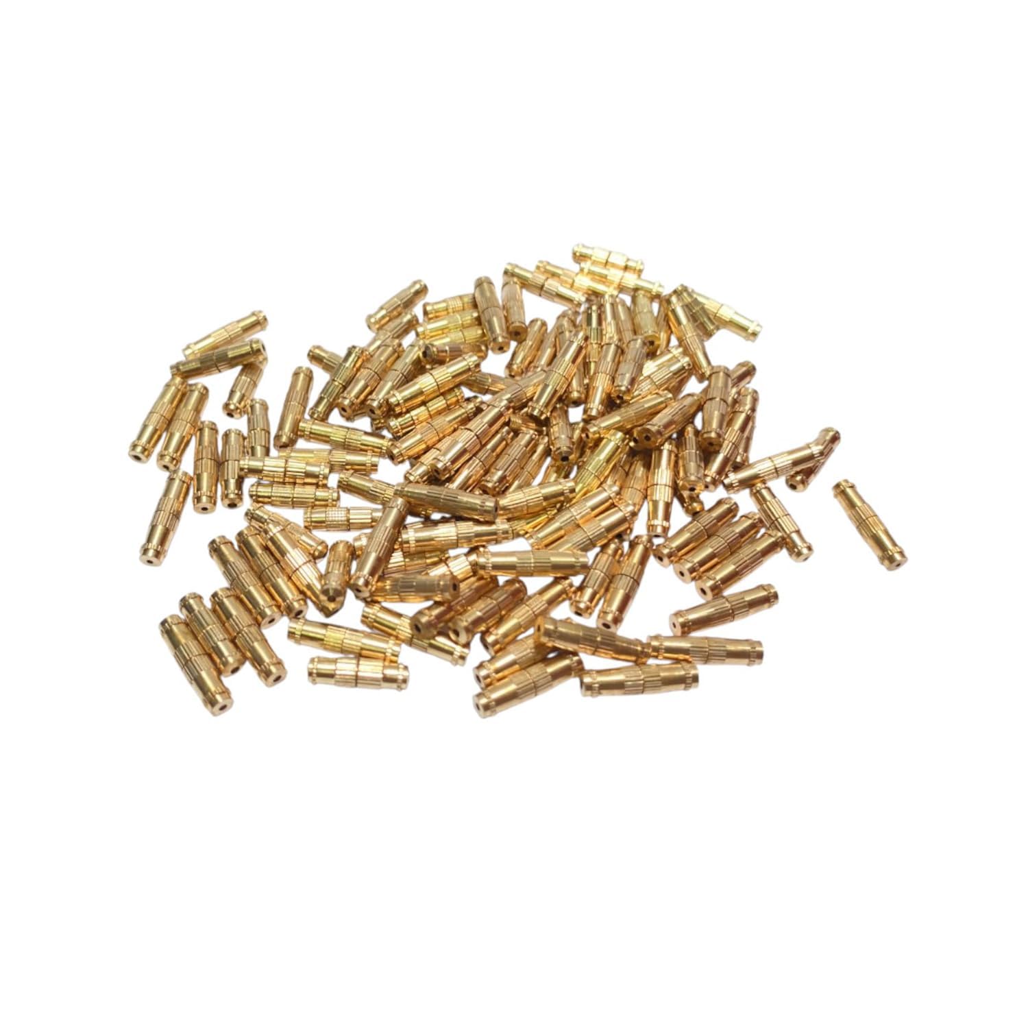 Barrel Clasps, Golden, Screw Type Hook Findings for Necklace, Mala, Mangalsutra Jewellery Making (5)-image-46