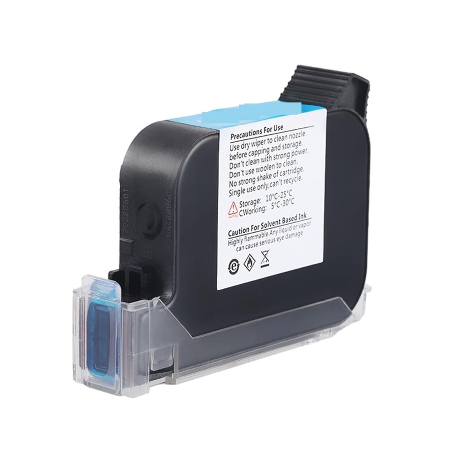 MYUYEE 2.5 Ink Cartridge Inkjet Printer Ink Cartridge For Handheld Printer Portable Coder 600Dpi Print Hight 12.7Mm On Any Surfaces