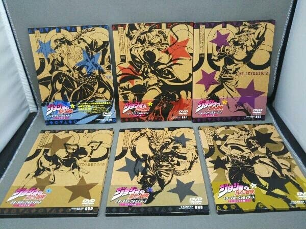 DVD 【※※※】[全6巻セット]ジョジョの奇妙な冒険スタｰダスト