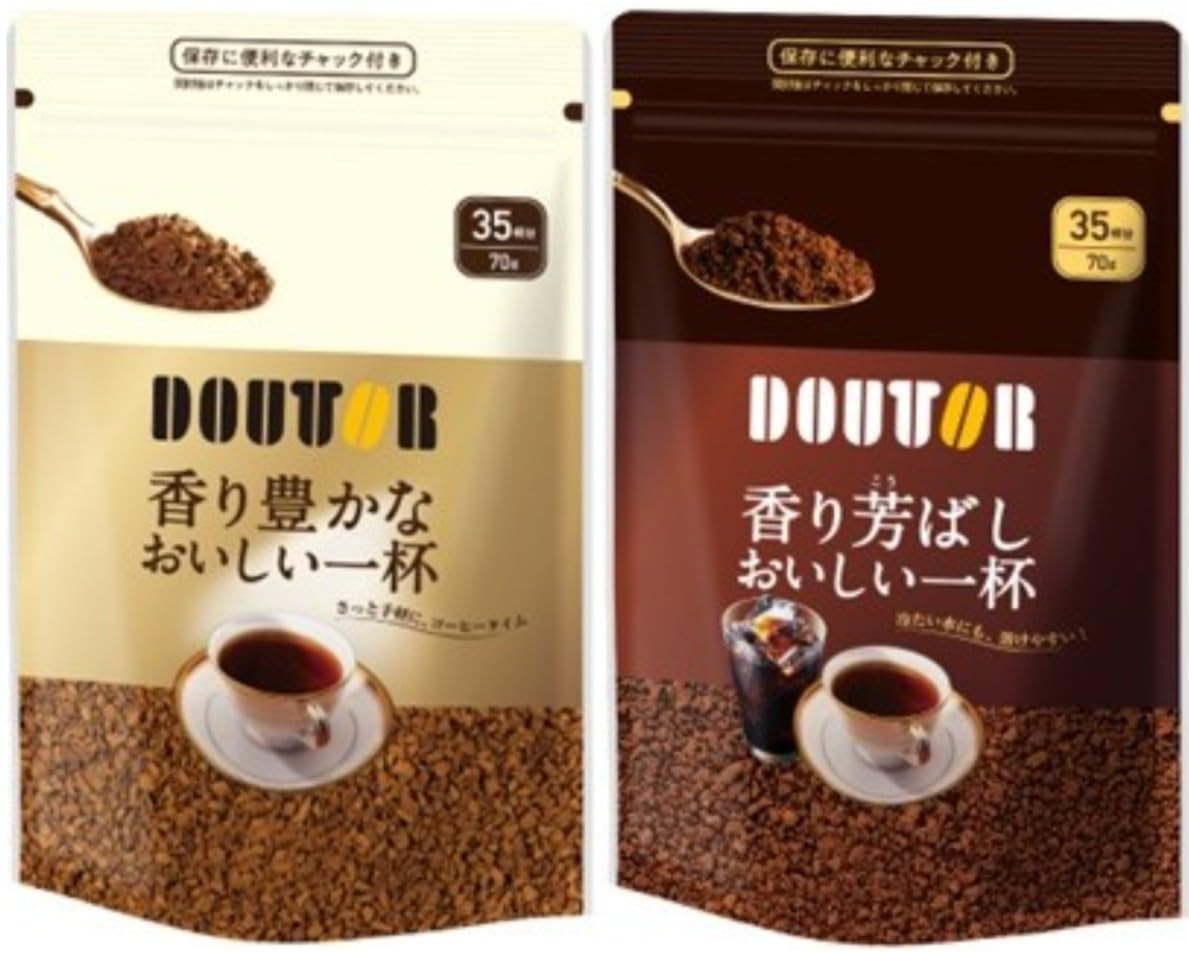 Amazon.co.jp: ドトールコーヒー インスタント 2種アソート 香り豊かな