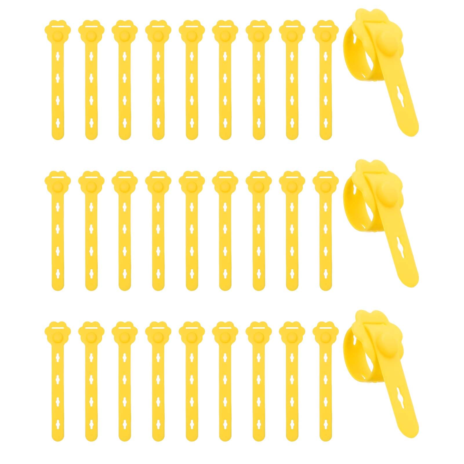 PATIKIL 30Pcs Silicone Cable Ties