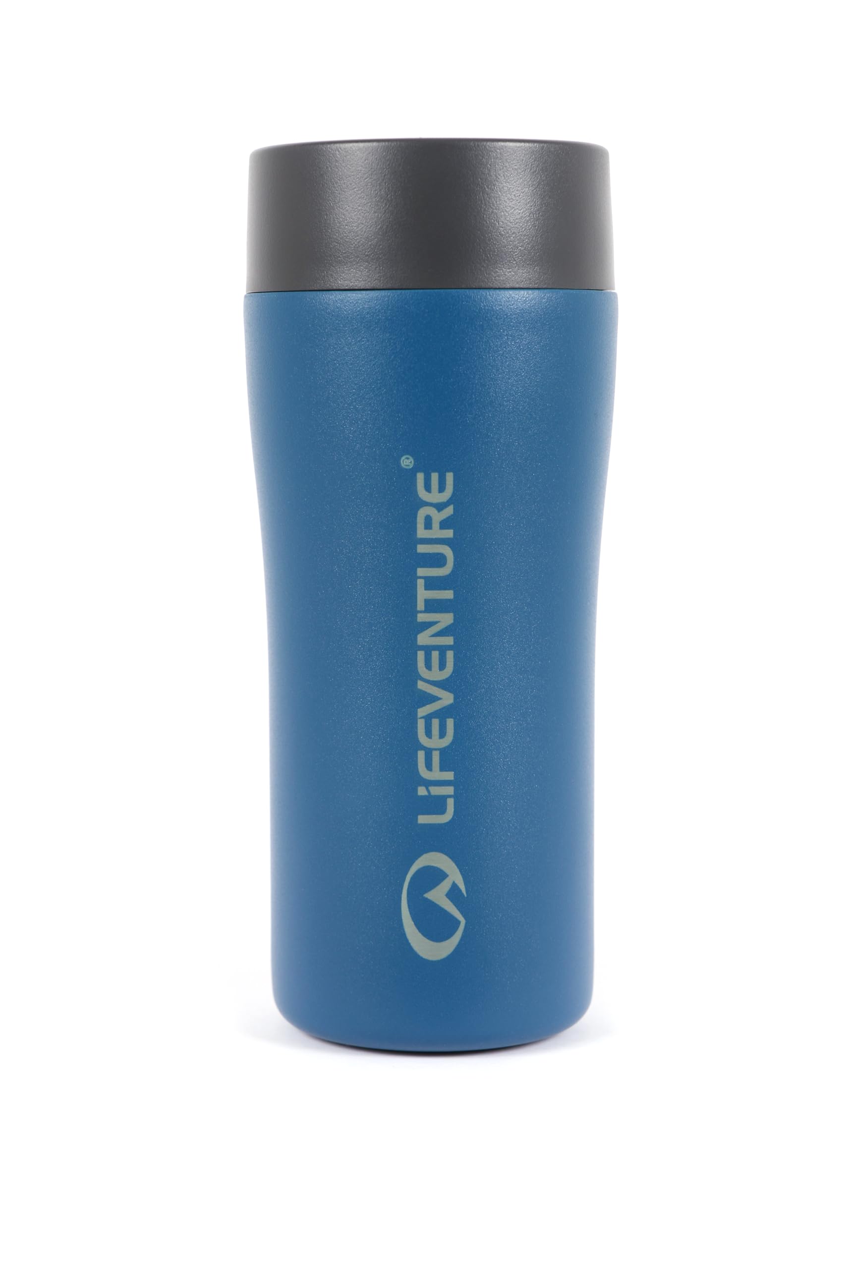 Lifeventure One-Touch Thermal Mug, 360° Push-Click Commuter Lid, 350ml, Cobalt