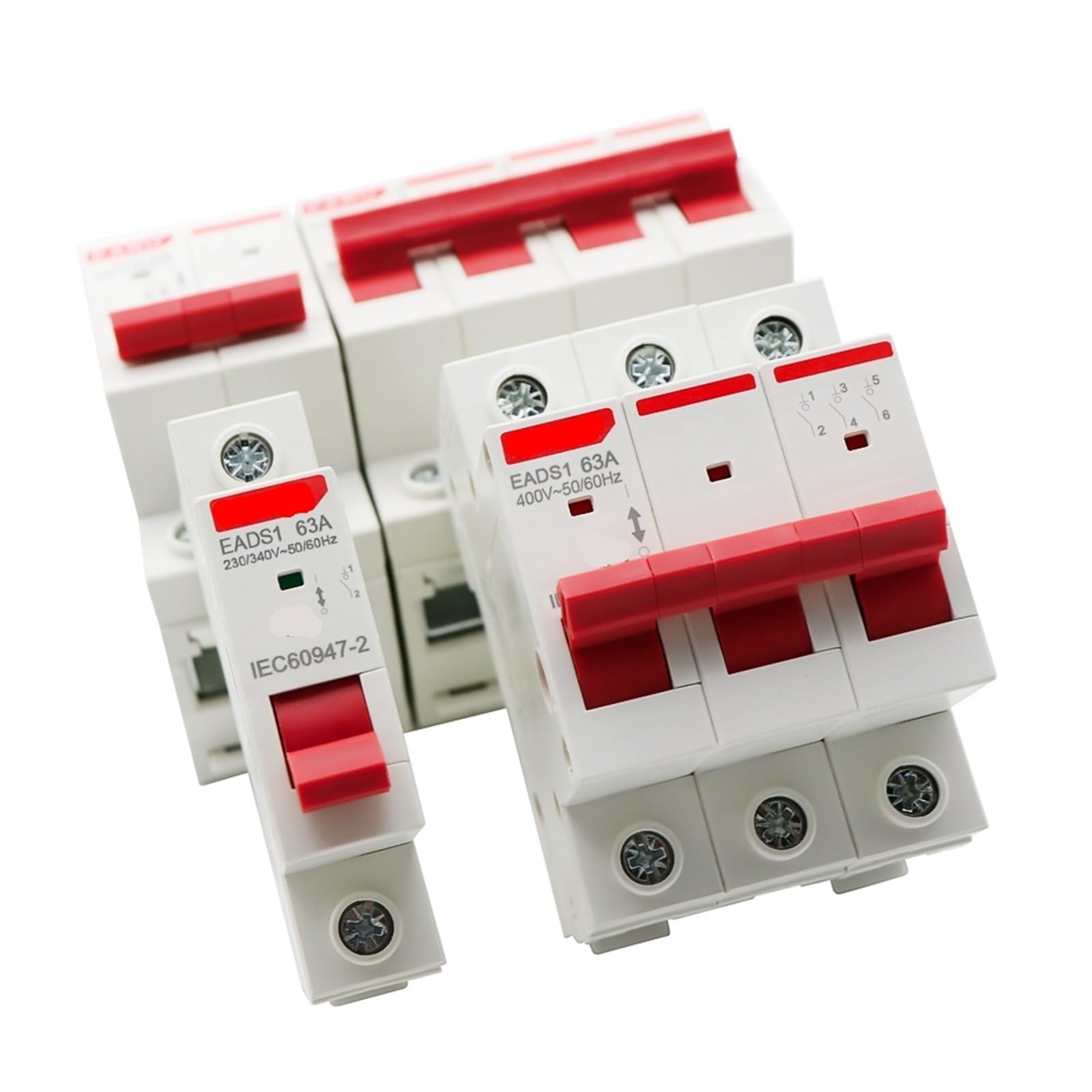 Interrupteur principal disjoncteur 1P 40A AC 230V modulaire pour tableau - 7