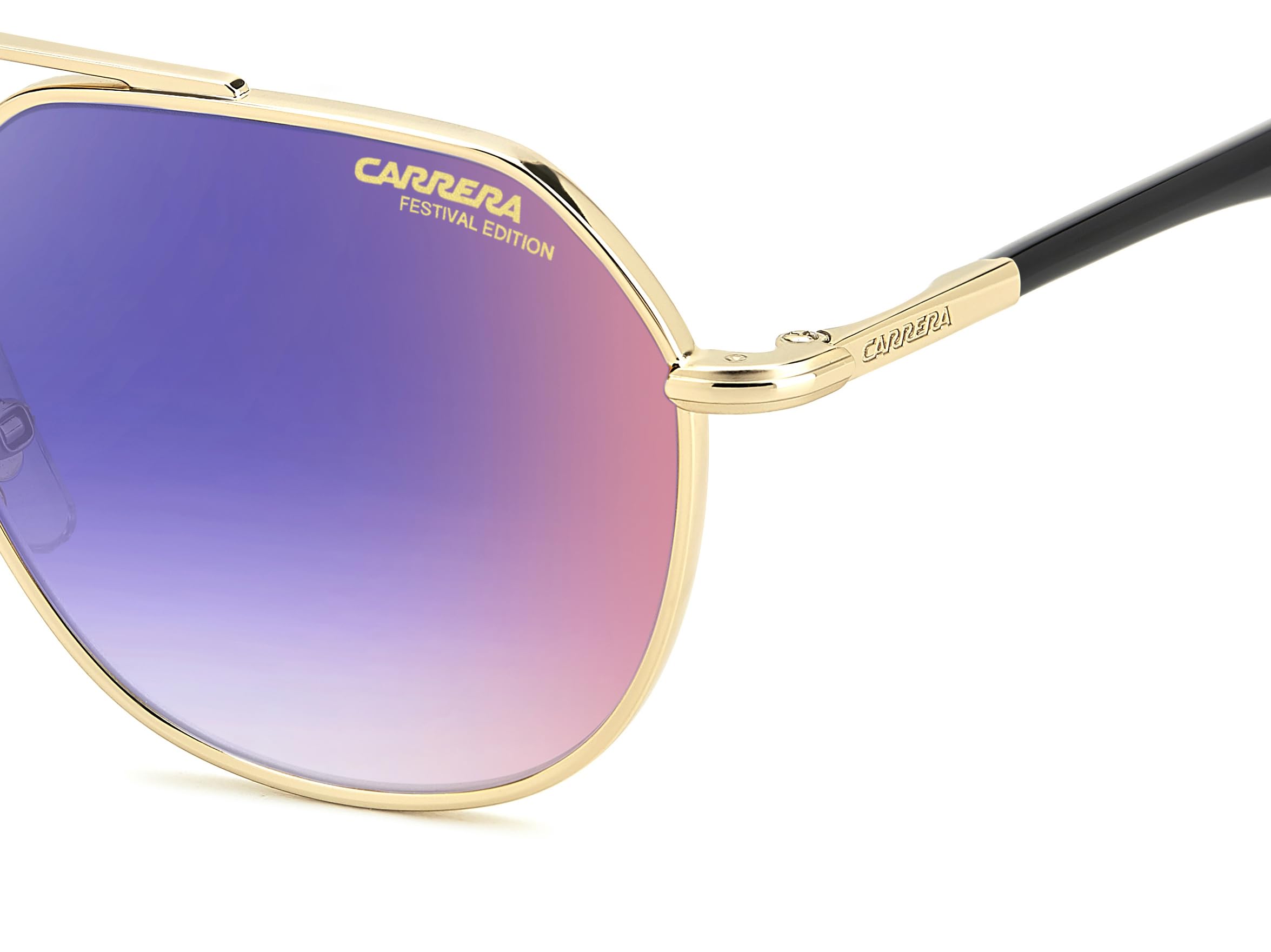 CARRERA Unisex 303/S okulary przeciwsłoneczne, czarne złoto, 53, Czarny/z?oty, 53