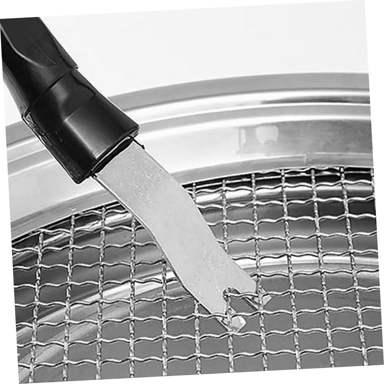 Toddmomy 3pcs Stainless Steel Grill Grate Lifter Set Universal Barbecue Grid Lifter Tools Black Handles for Safe Cooking and Convenient Plate Handling