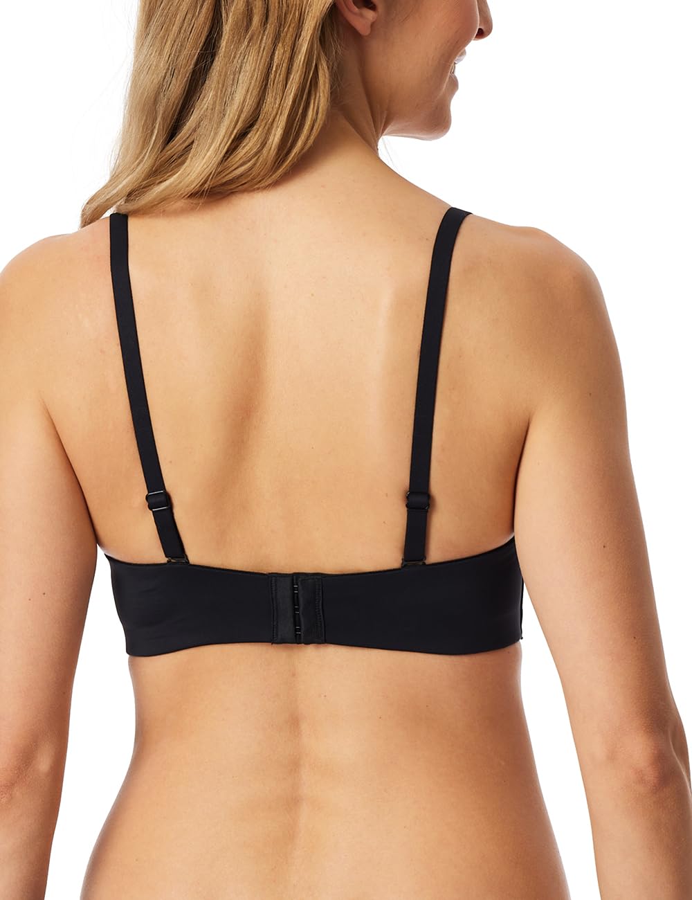 Schiesser Damen Bandeau Abnehmbaren Trägern und Gleitenden Cups Single Jersey-Unique Micro BH