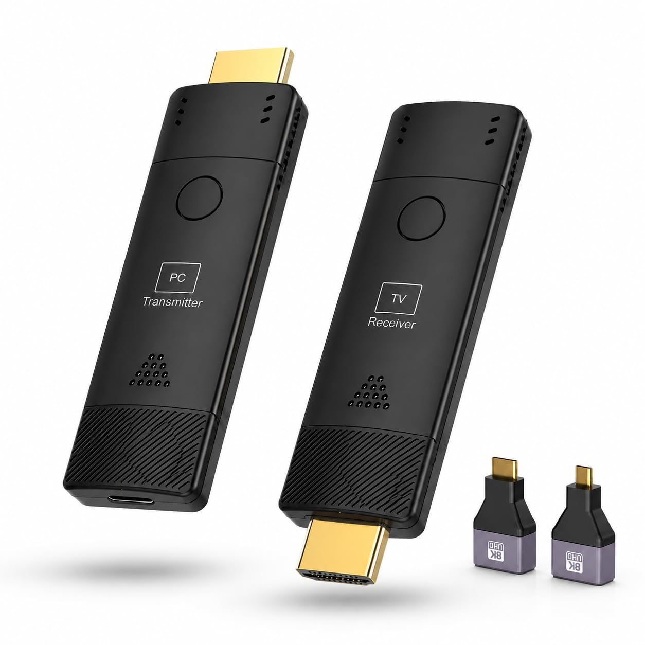 MICROWARE MICROWARE Wireless HDMI Extender Kit, 1080P@60Hz HDMI Transmitter and Receiver, 5.8GHz, Up to 50M Range, HDMI Loop Out, IR Extension, Plug & Play for TV, Projector, Laptop, PC-picture-34