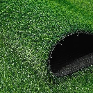 SHACOS Artificial Grass Mat Outdoor Area Runner Rugs Synthetic Artificial Grass Turf Rug Dog Training, High Density Fake Faux Grass Turf Lawn Rug, Natural and Realistic Looking Garden Pet Dog