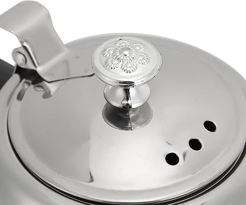 Miniatura 6 de Tetera de acero inoxidable de 1.5L2L, tetera de té de hojas, tetera de agua caliente con filtro, infusor extraíble, estufa, teteras de té (1.5