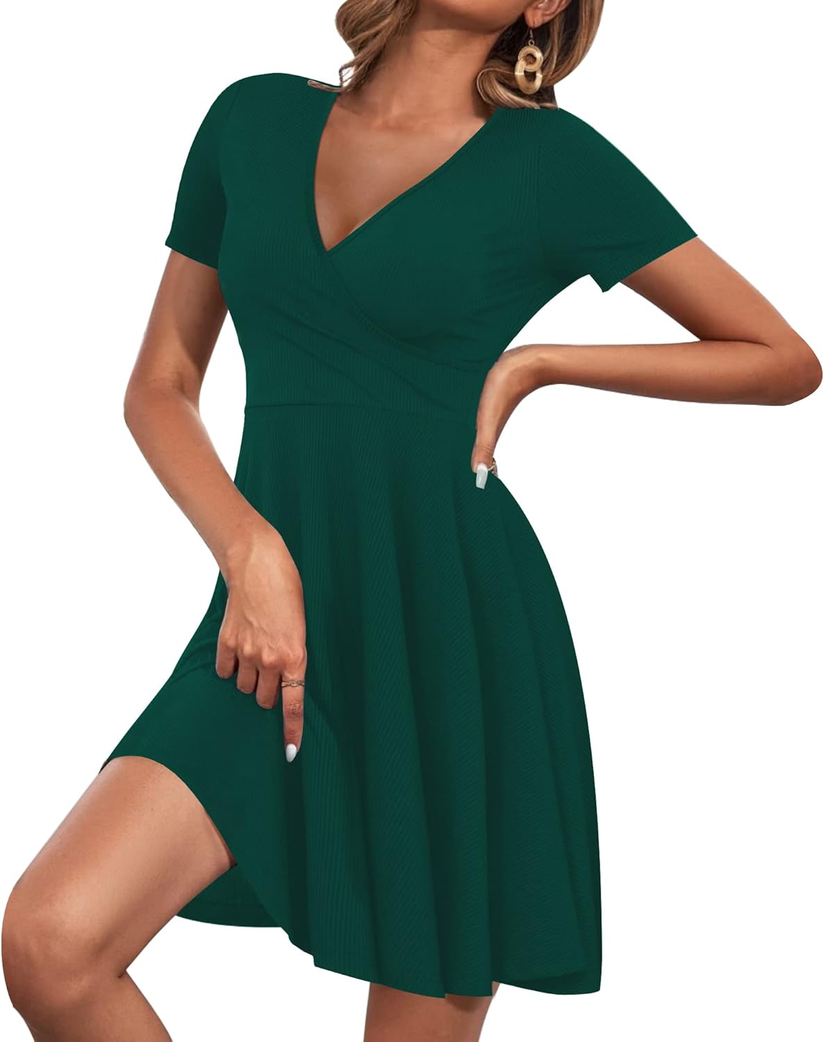 sachin and babi light blue dress Rayon Crepe Pleated Beach Dress 2025 Summer Floral Pleated Midi Dress –  Boho Swing Dress For Beach, Vacation, Casual Wear Floral Midi Dress Women main image 0
