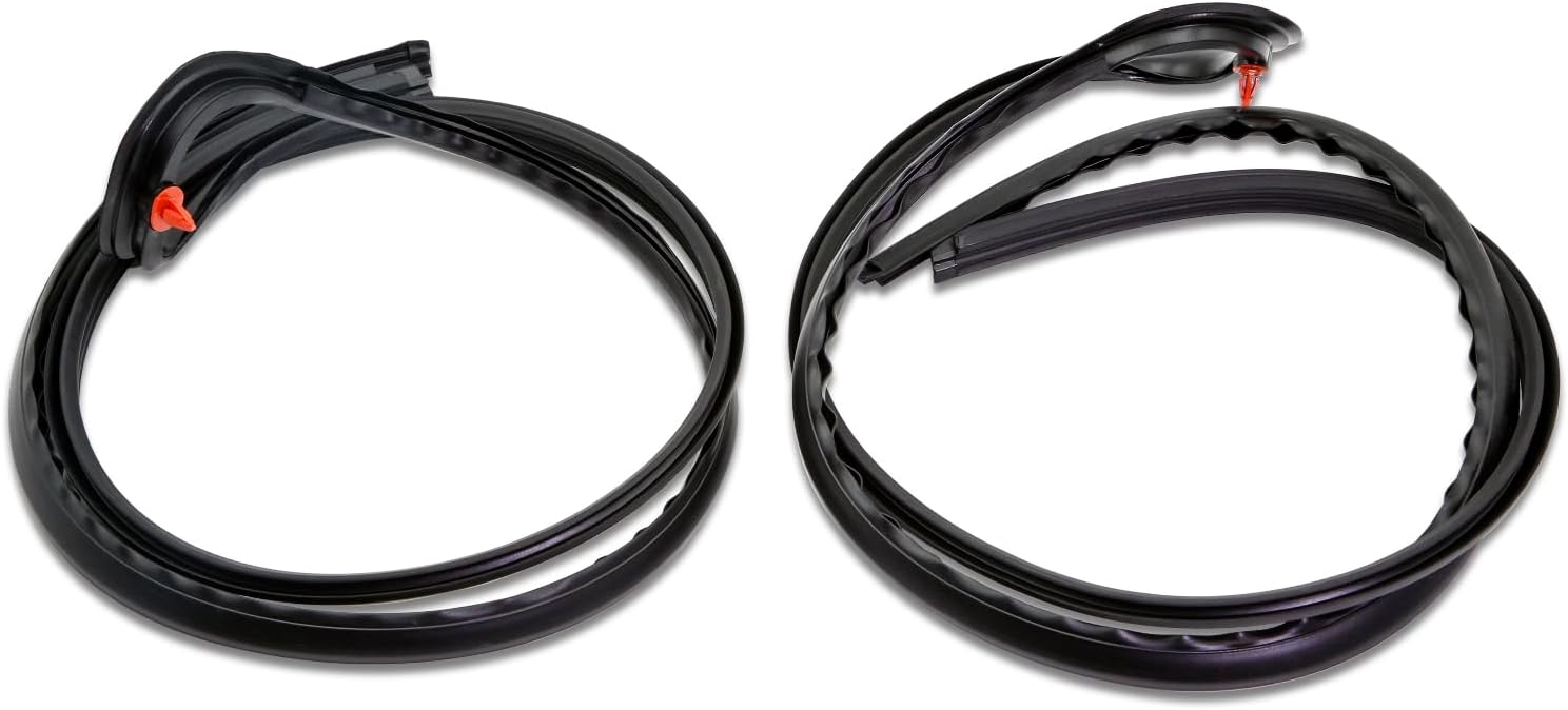 Quarter Window Glass Outside Molding LH & RH Fit for Honda CRX | Replace 73810-SH2-003 73860-SH2-003