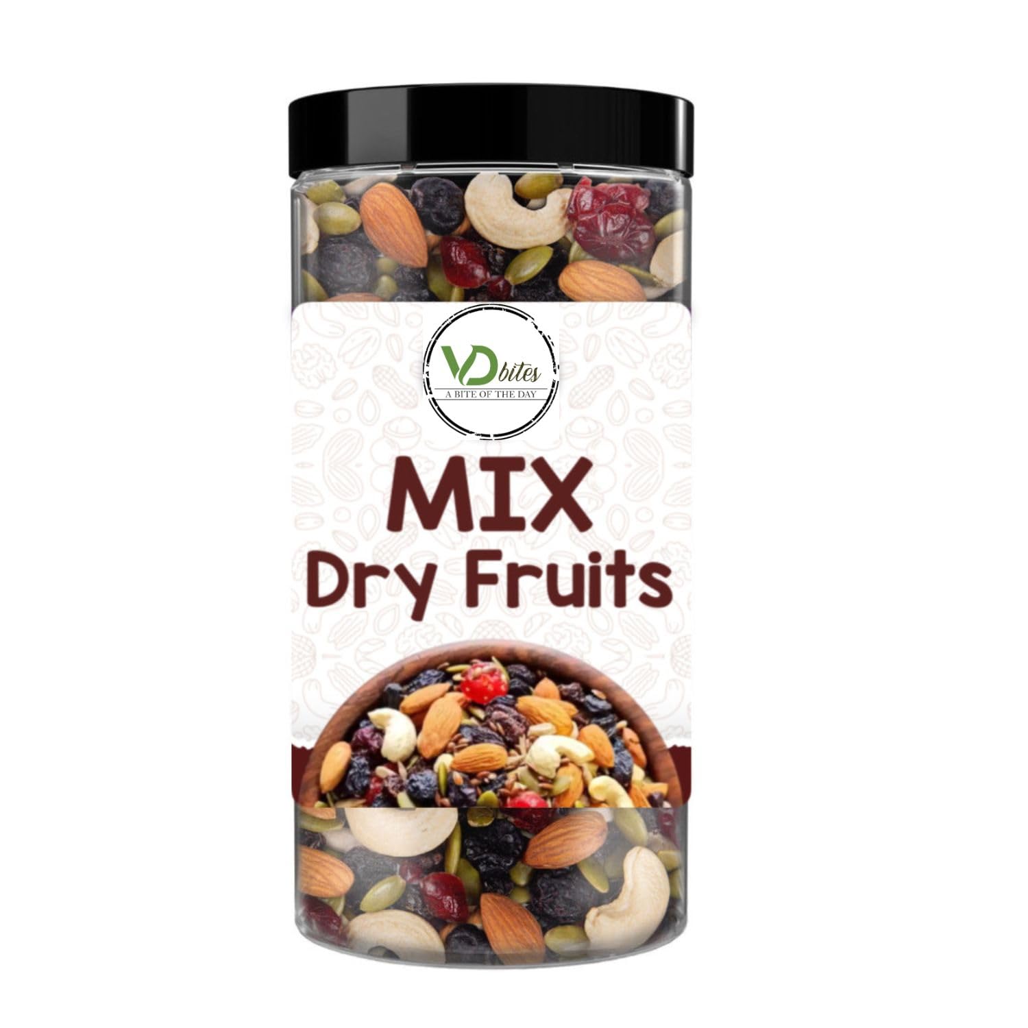 VD BITES Mix Dry fruits (250g) | Panchmewa | Healthy Nutmix | Almonds, Black Raisins, Cashew, Cranberries, Dates, Anjeer, Seeds & Many More (250GM)-image-16