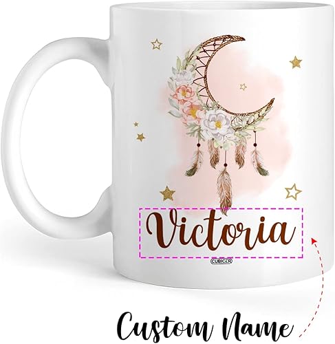 Miniatura 52 de CUBICER Tazas de café personalizadas con nombre personalizado, tazas de cerámica blanca, taza de café de guitarra para amantes de la música