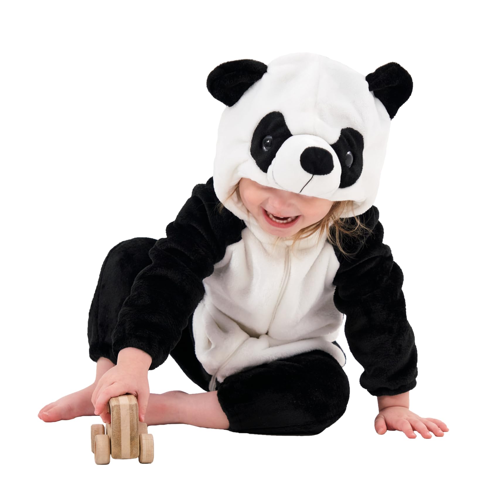 Unisex Baby Animal Costume Pajamas, Infant Flannel Hooded Halloween Romper Cosplay Costume/Homewear/Sleepwear
