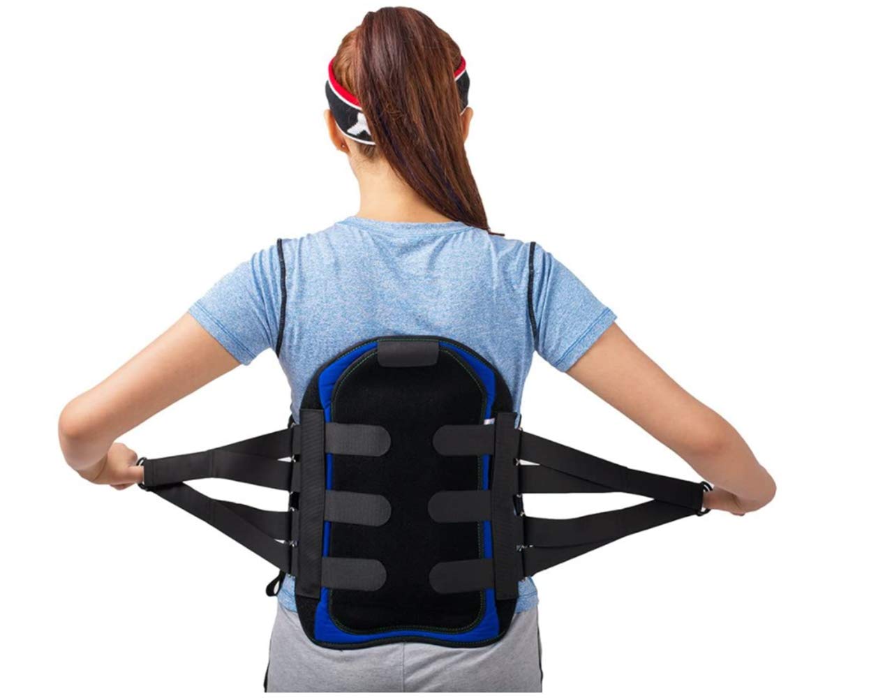 Amazon | 腰仙骨バックブレース、ベルトLSOブレース、調整可能な腰椎