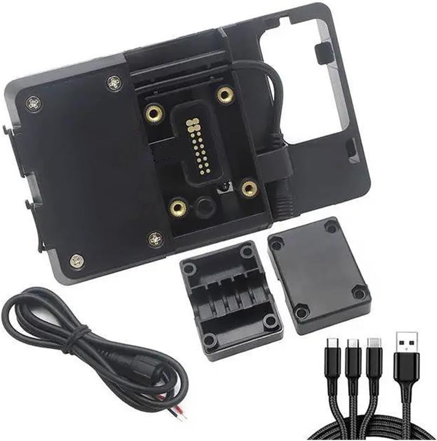 Phone GPS Navigation Bracket Holder for R1200GS for R1250GS LC for ADV for R 1200 GS Adventure Motorcycle Accessories Mobile Phone Navigation Handlebar Bracket Support 12MM(1)