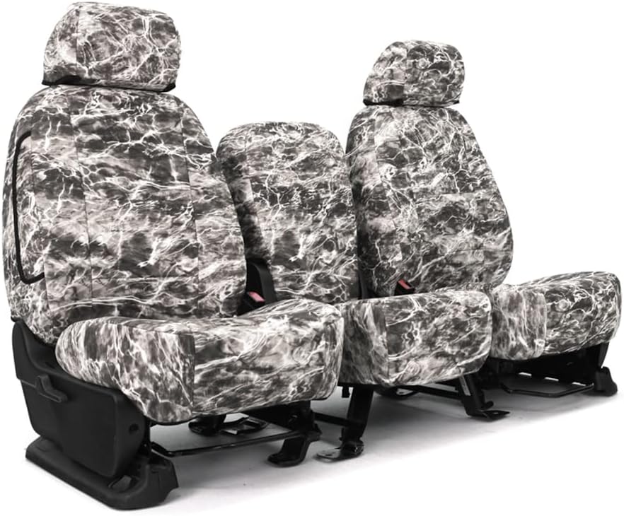 skanda custom fit seat cover designed for select jeep models: 1 row, neosupreme fabric, mossy oak elements manta solid