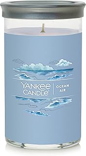 Yankee Candle Ocean Air Signature Medium Pillar Candle, 14.25oz
