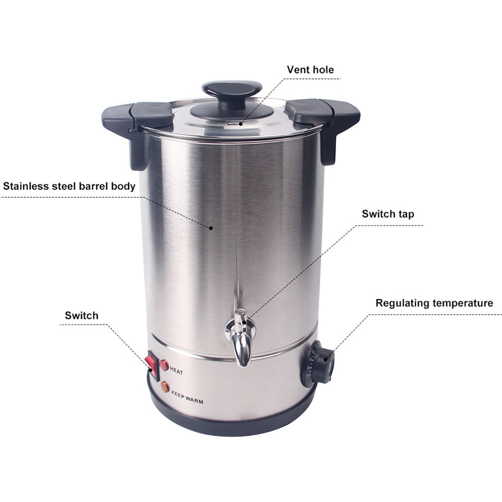 Amazon.co.jp: 8L/10L/12L/15L 大容量 キャンドル作り用 ワックス 