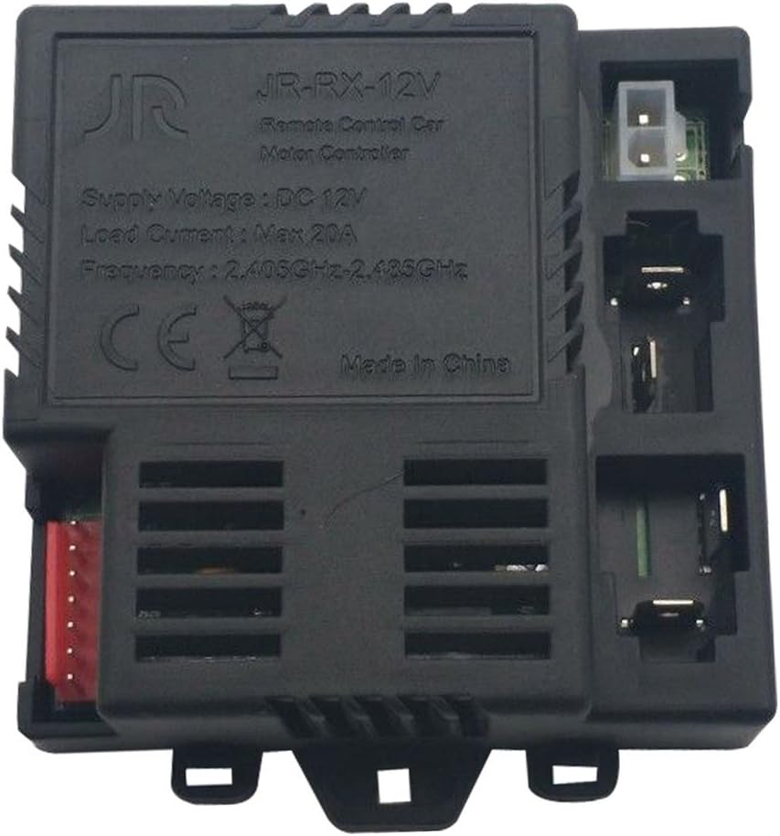 JR-RX-12V Receiver Match 2.4G Bluetooth Remote Control Accessories, Control Box Motherboard Kids Ride On Car Replacement Parts