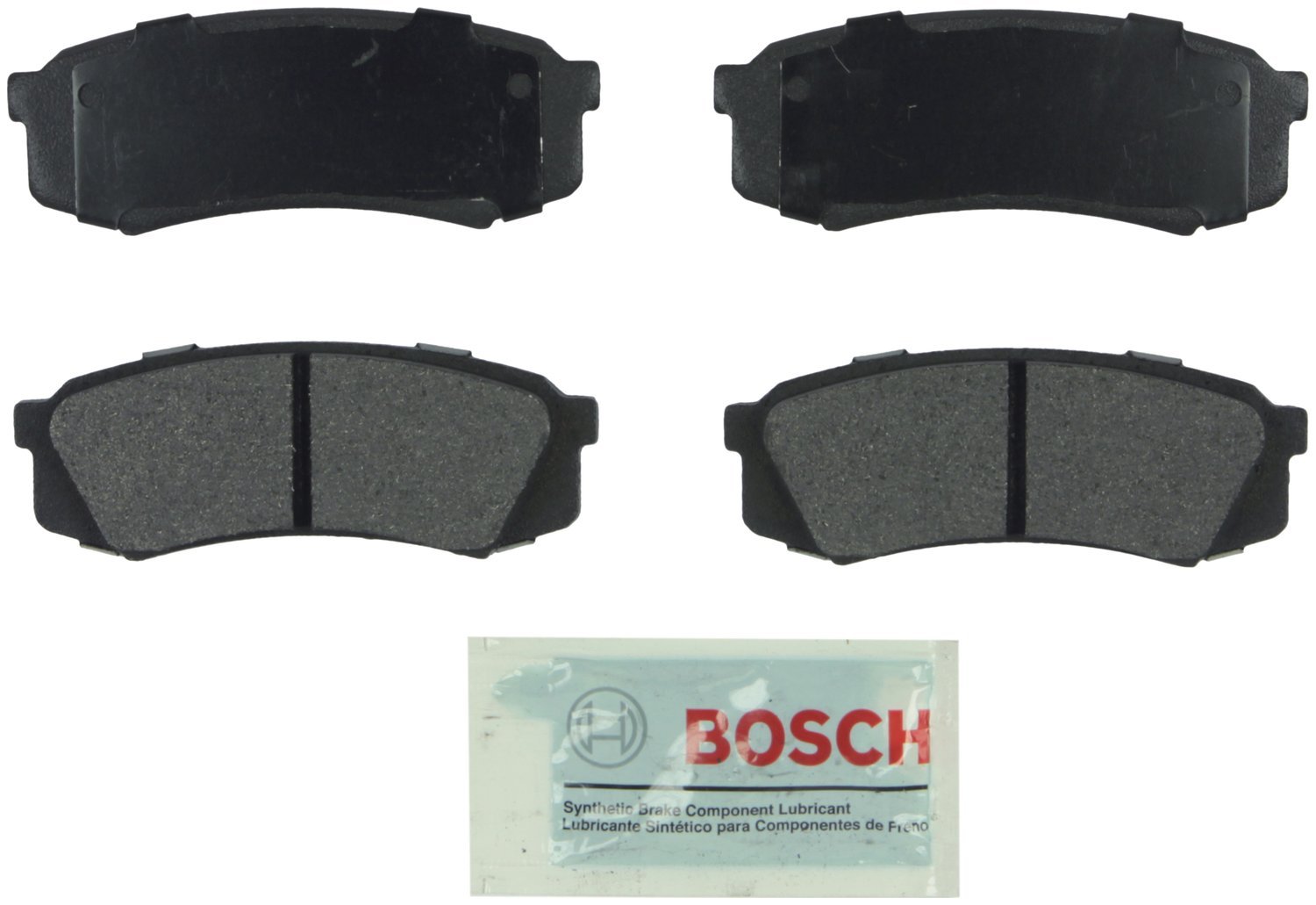 Bosch BE1324H Blue Disc Brake Pad Set with Hardware - FRONT — view 395