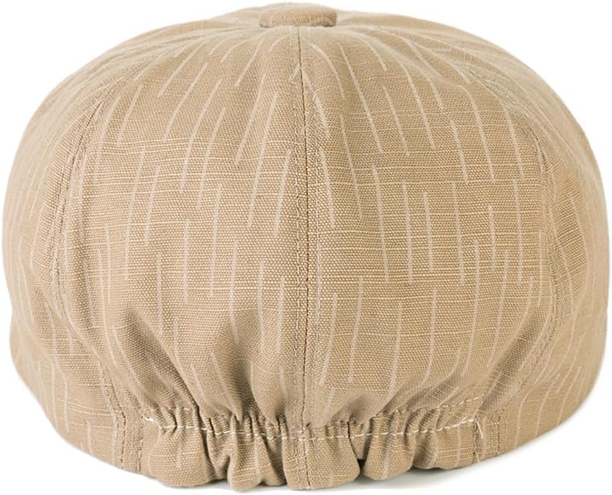 Spring and Autumn Men's Striped Octagonal Hat Vintage Beret Outdoor Hat