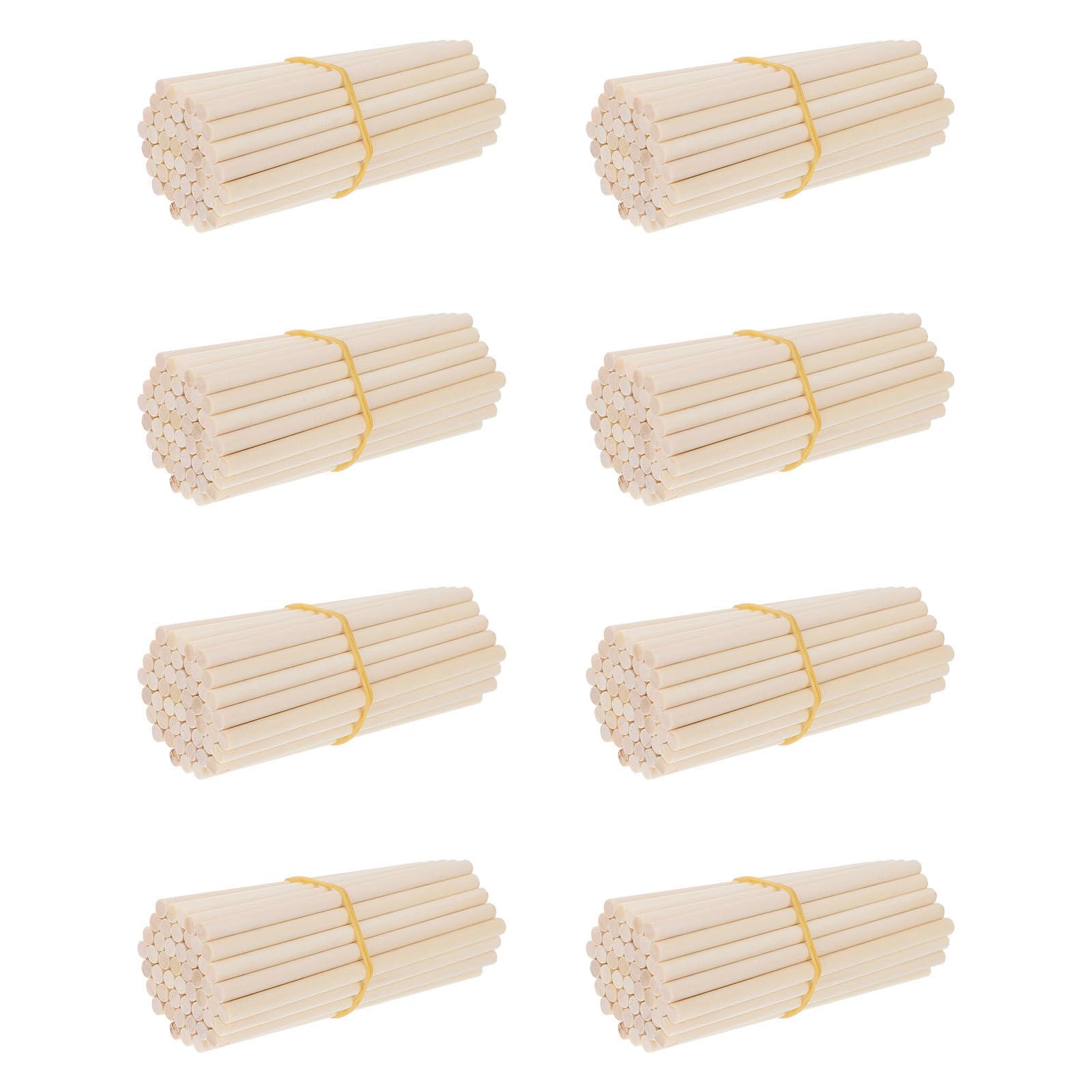 Palitos de Madera Beige Seguros y Fáciles de Sujetar 500 para Hacer Helados Caseros Ideales para Bricolaje y Decoración Hogar