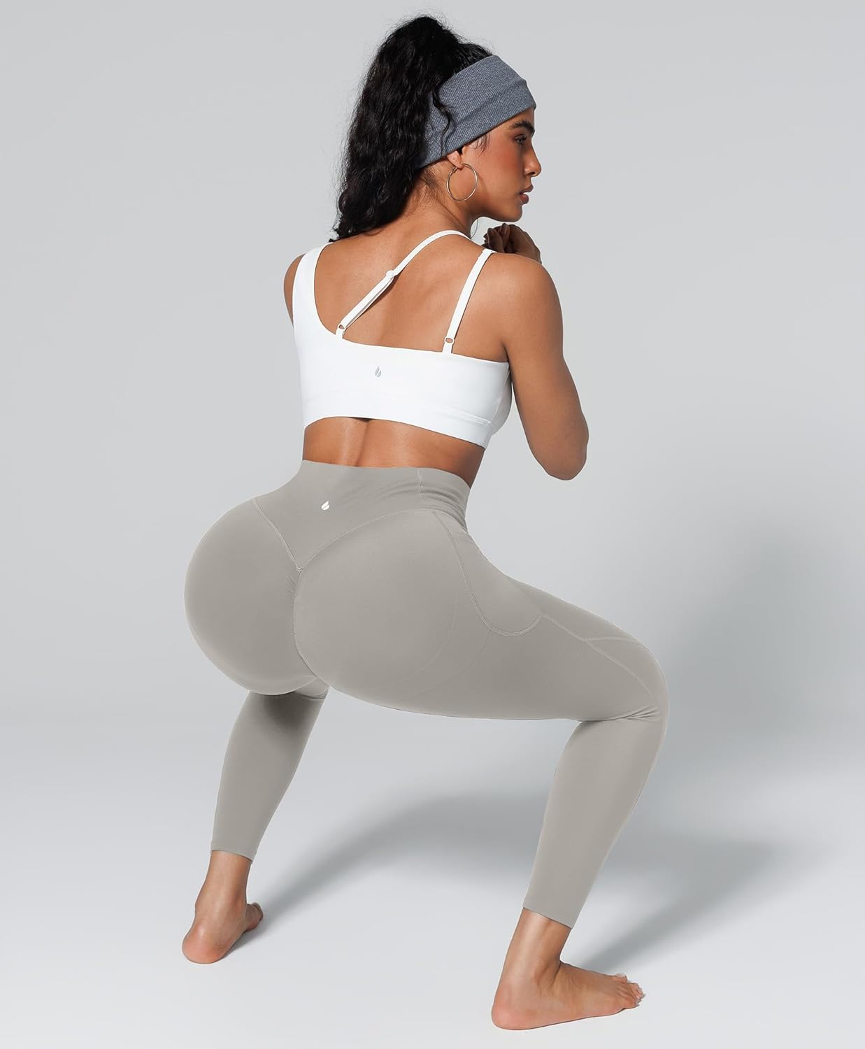 BRXL Scrunch Butt Lifting Leggings with Pockets for Women, 25" Tummy Control High Waisted No Front Seam, Workout Gym Leggings