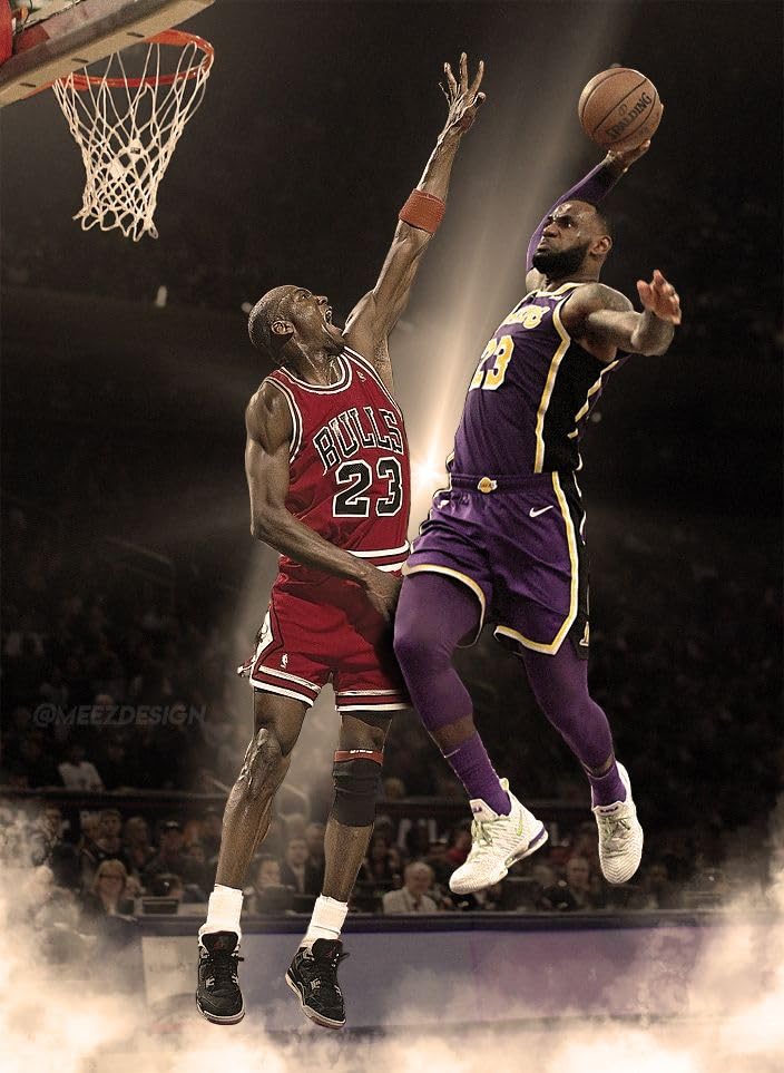 GenericLebron James Poster - 170 GSM 12x18 Unframed Multicolor Perfect for your Wall HOMEDECORE1637