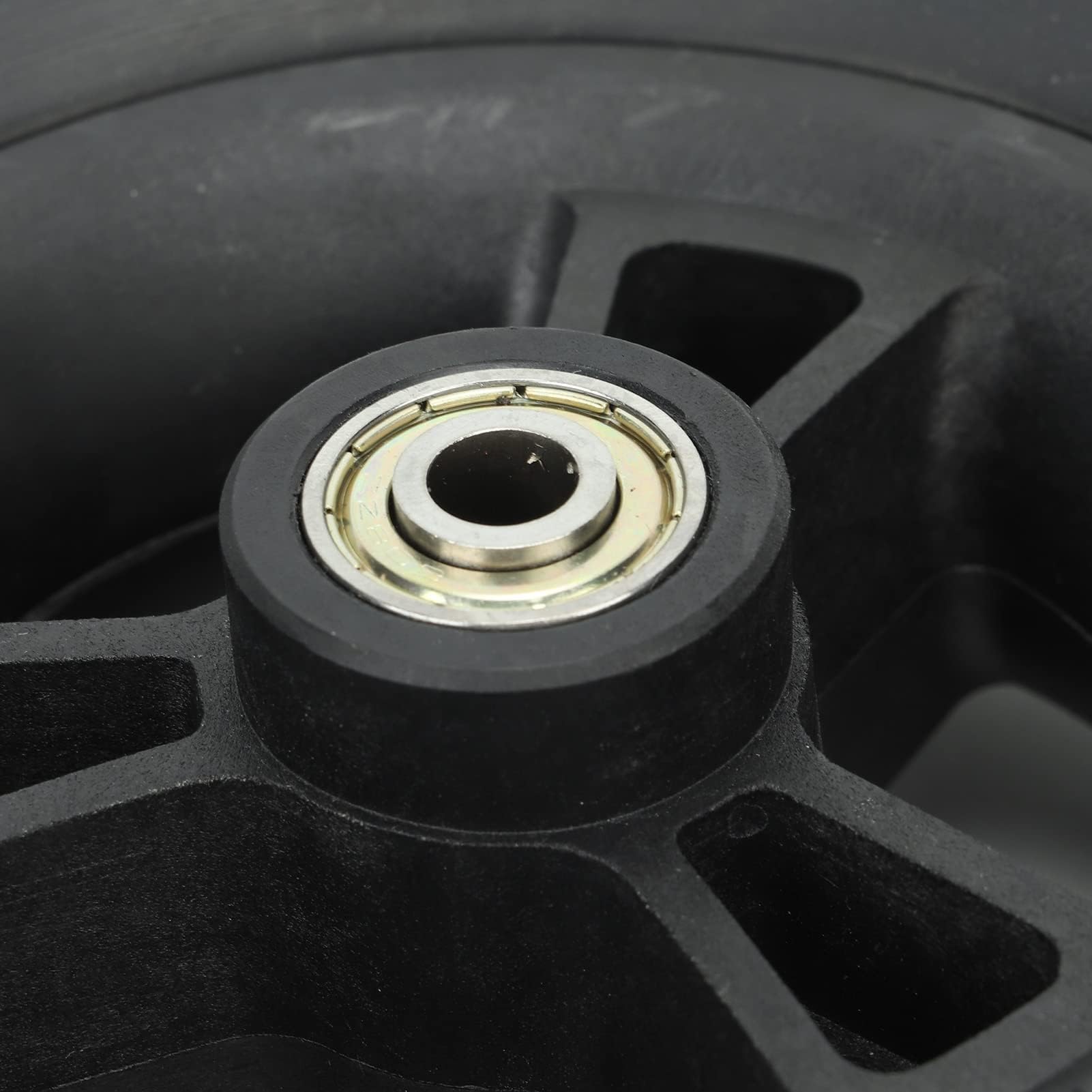 Rueda de Silla de Ruedas Repuesto Rueda de 7 Pulgadas para Sillas de Ruedas Delantera Sólida Resistente sin Ruido Antideslizante