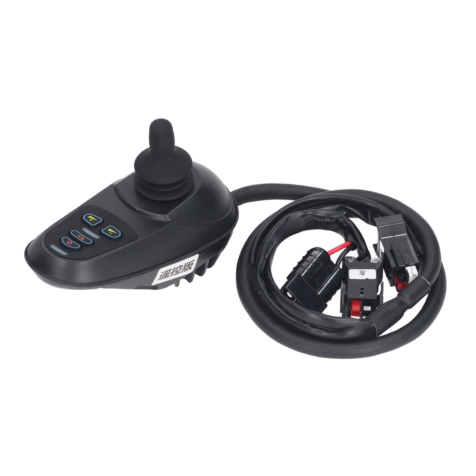 Elektryczne Wózki Inwalidzkie Kontroler Joystick 4 Porty Delikatnie Zmieniający prędkość Kontroler Wózków Inwalidzkich z Adapterem Hamulcowym DC24V