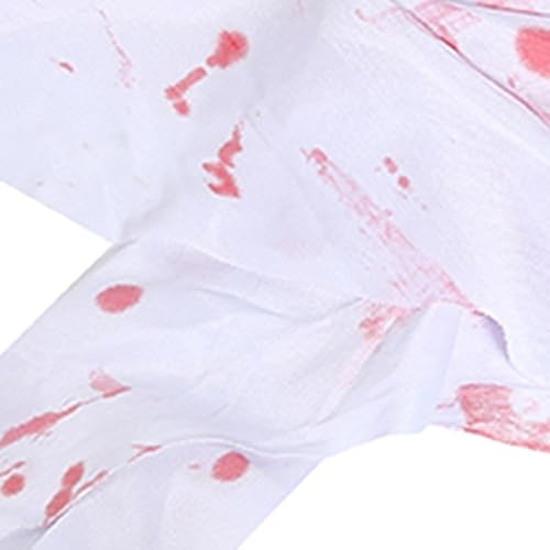Miniatura 4 de Dzrige Vendaje de sangre de Halloween, espeluznante brazo roto sangriento, vendaje de sangre falso, accesorio para disfraz de fiesta de Halloween,